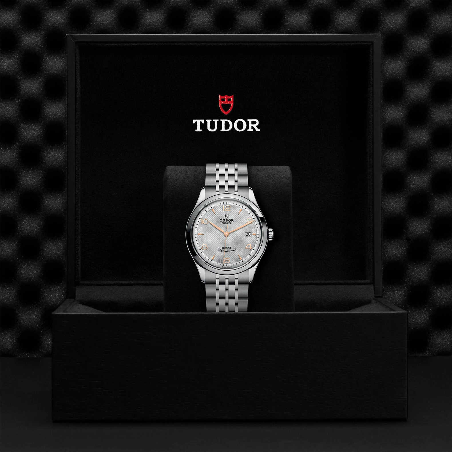 Montre TUDOR 1926 boîtier en acier 39 mm, cadran argenté