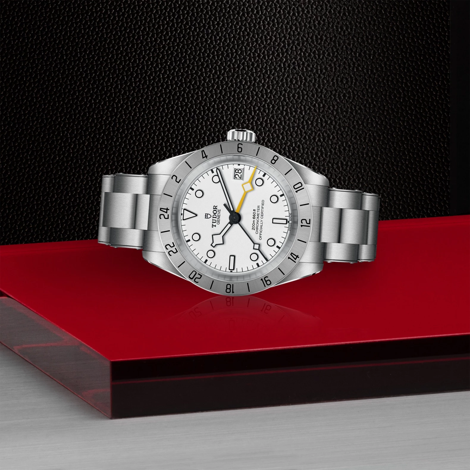 Montre TUDOR Black Bay Pro, boîtier en acier, 39 mm, cadran opalin