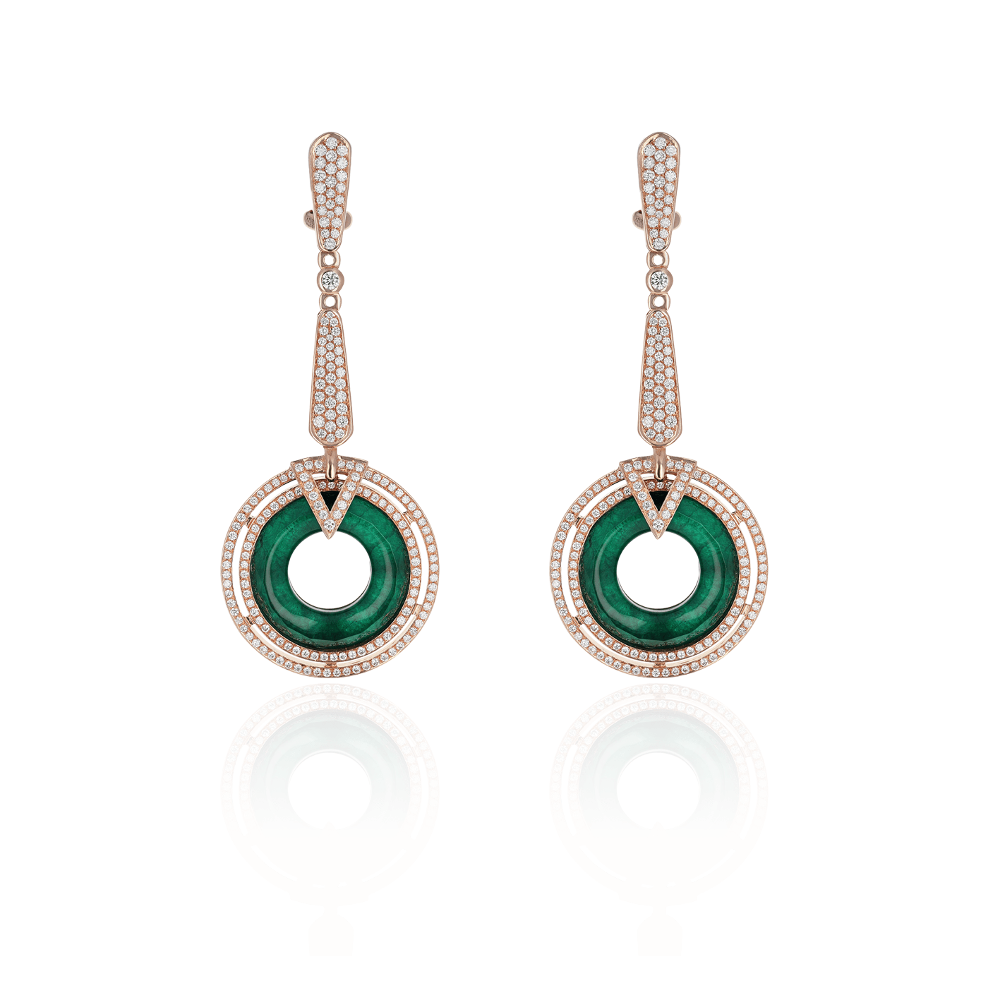 Boucles d’Oreilles Colors of Morocco Couleur Émeraude
