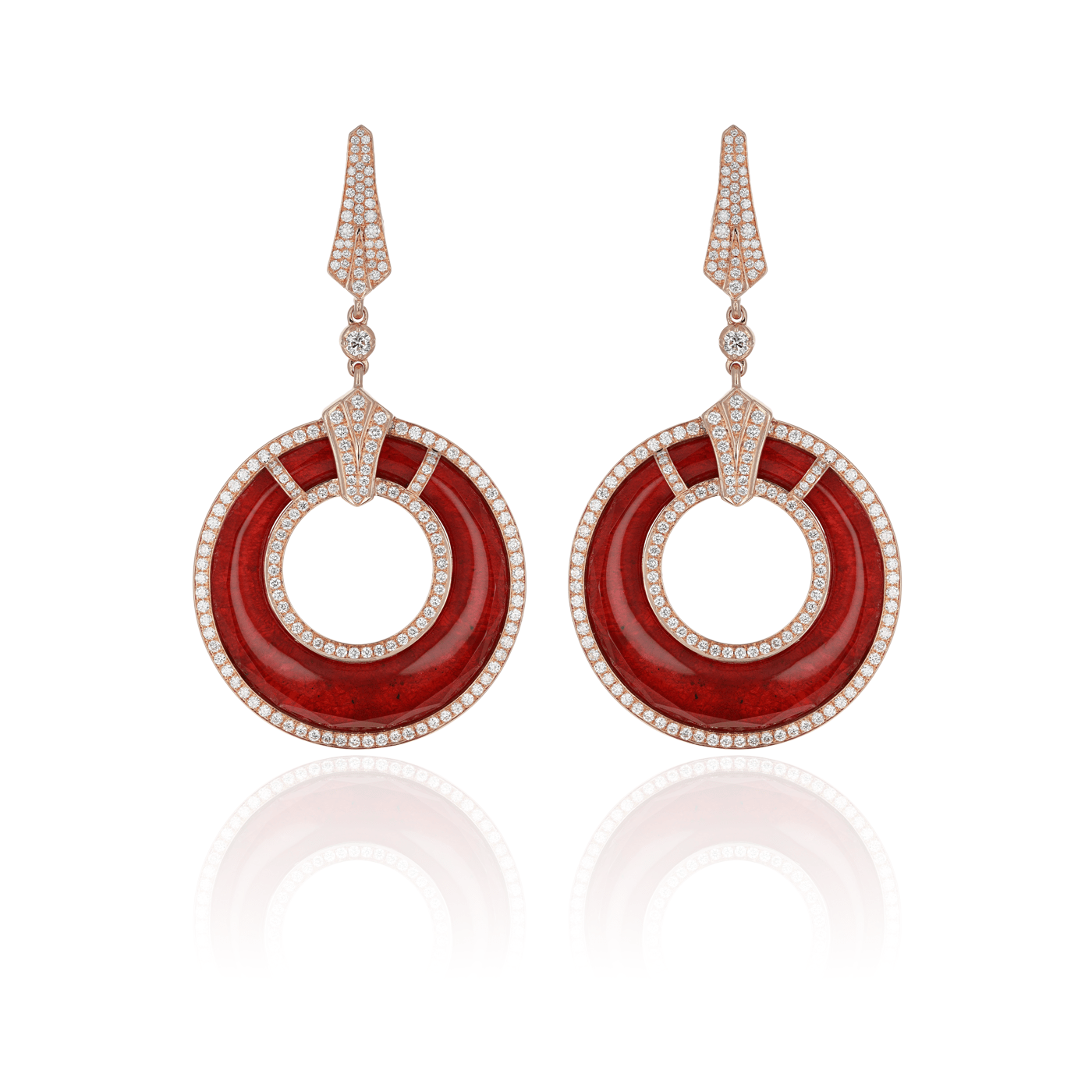 Boucles d’Oreilles Colors of Morocco Couleur Rubis