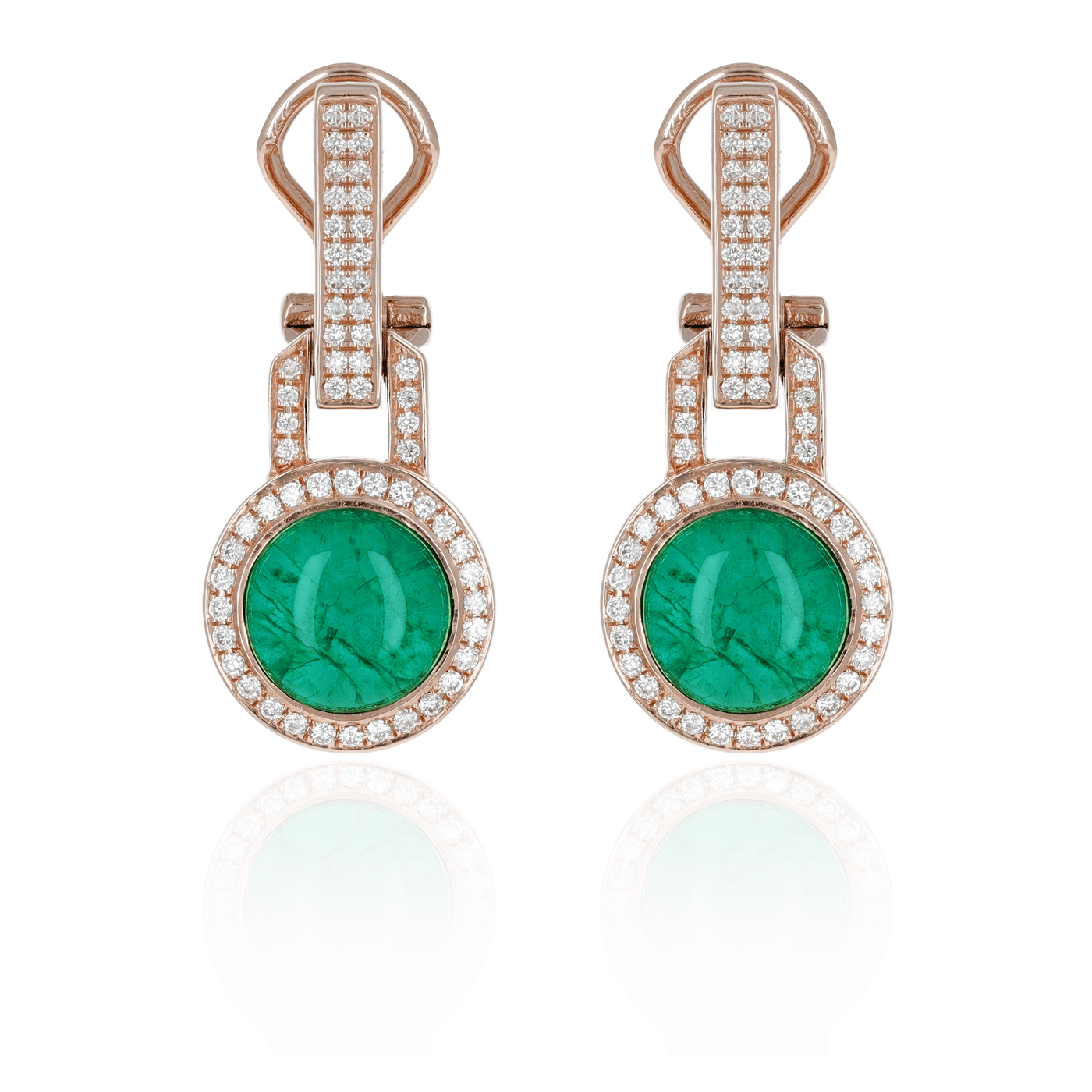 Boucles d’Oreilles Colors of Morocco Couleur Emeraude