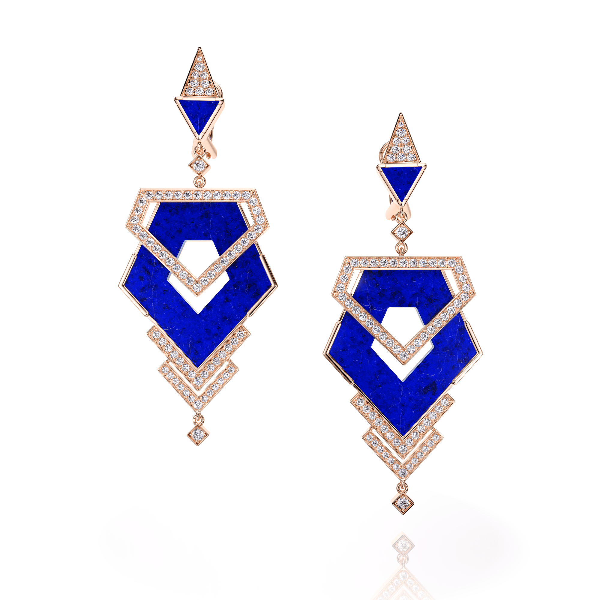 Boucles D'oreilles Museum Lapis Lazulli