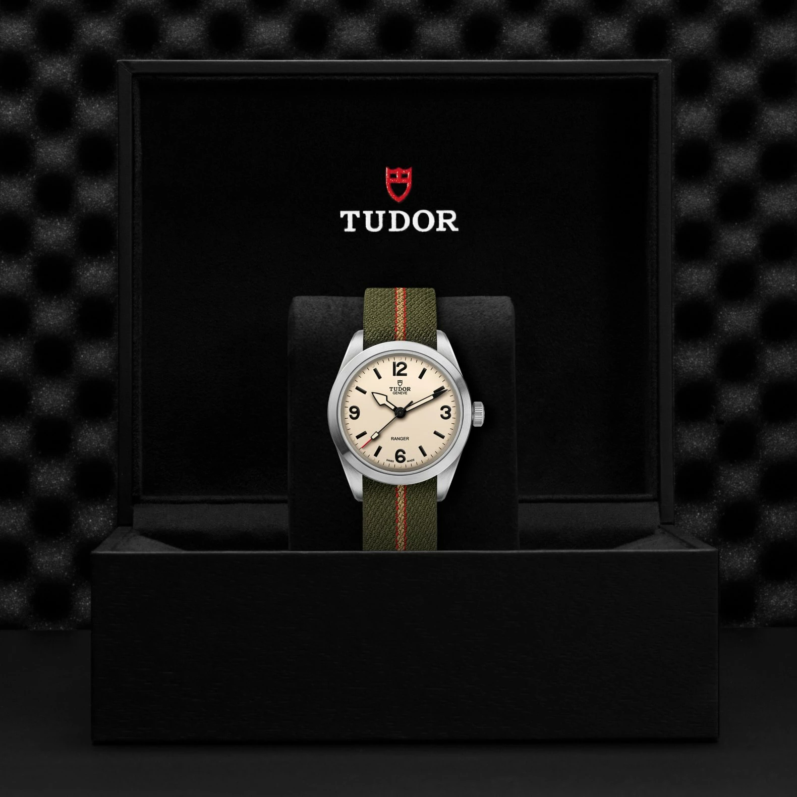 TUDOR Ranger watch 39mm steel case, beige domed dial