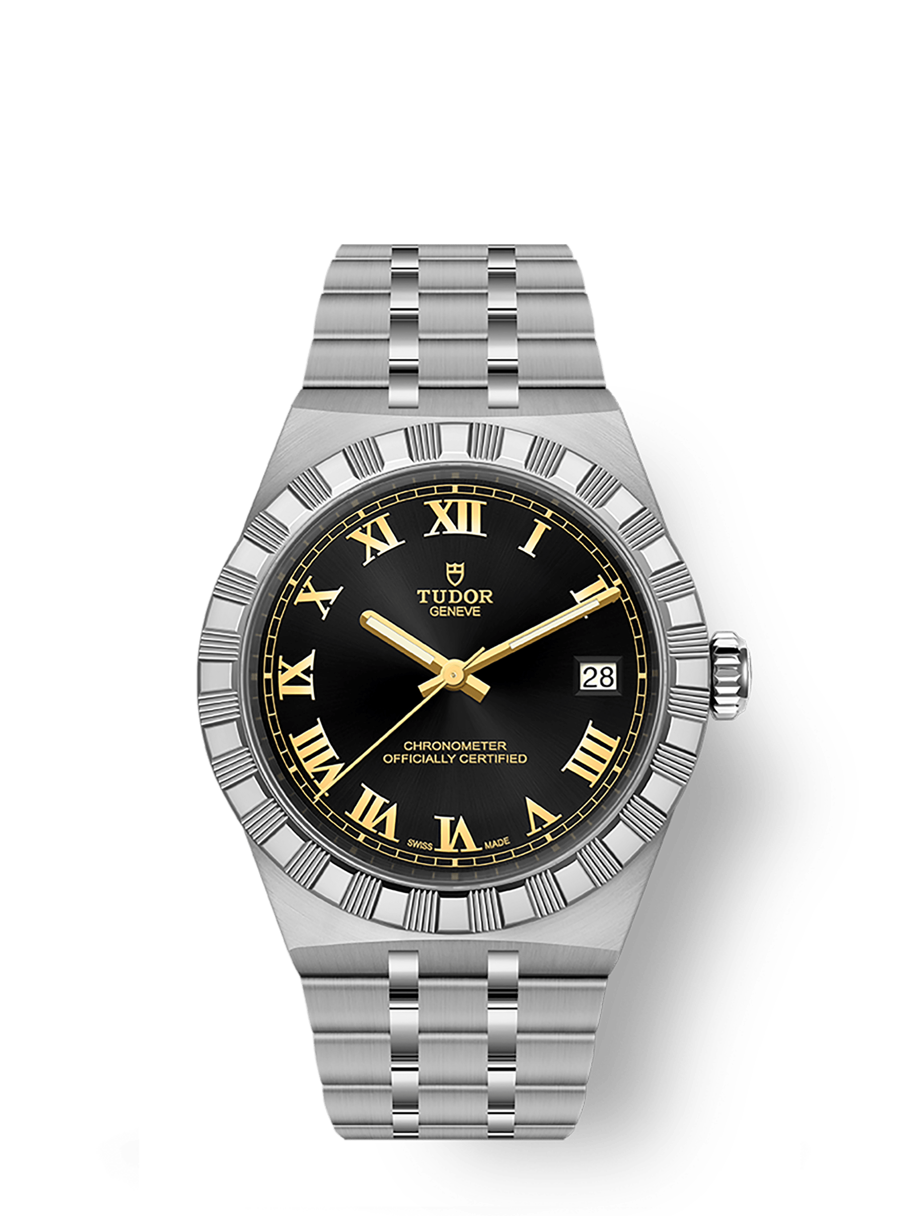 TUDOR Royal boîtier en acier, 36 mm cadran noir