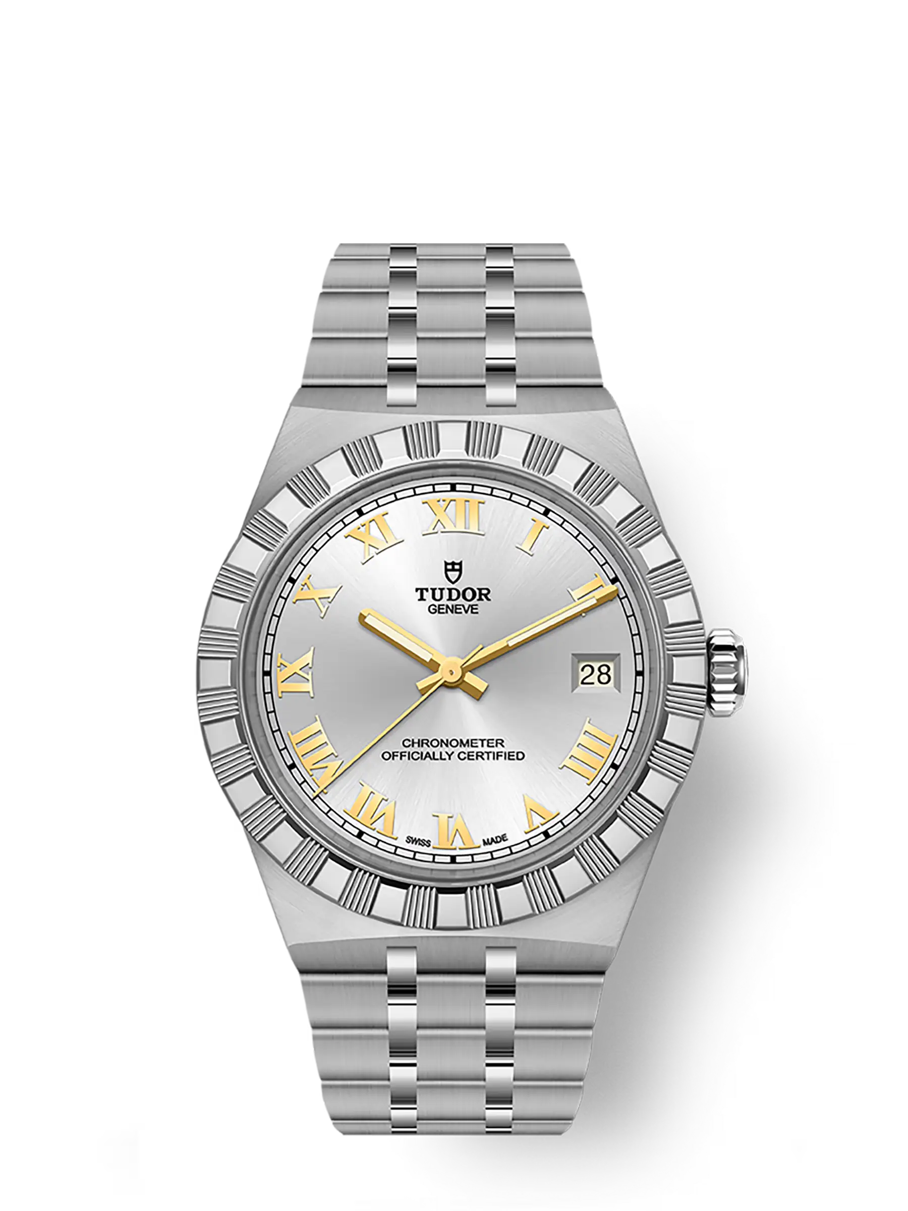 TUDOR Royal boîtier en acier, 36 mm cadran argenté