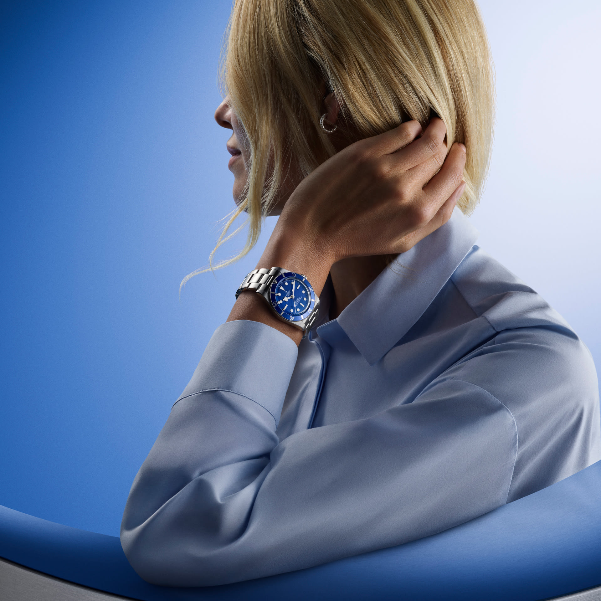 Black Bay 54 Boîtier en acier, 37 mm Bracelet en acier