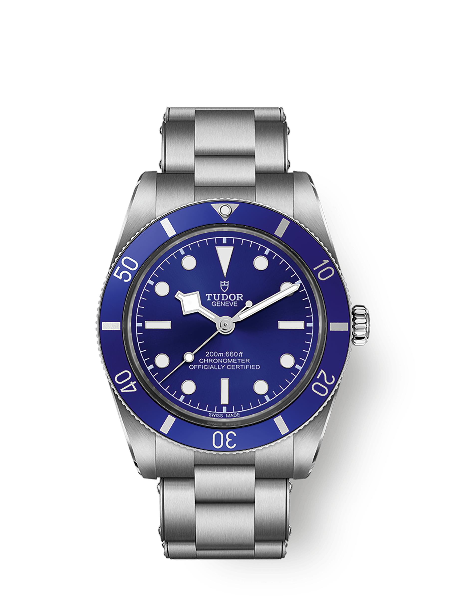 Black Bay 54 Boîtier en acier, 37 mm Bracelet en acier