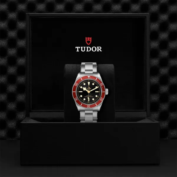 Montre TUDOR Black Bay boîtier en acier, 41 mm, bracelet en acier
