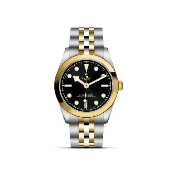 Montre TUDOR Black Bay 31 S&G boîtier en acier 31 mm, bracelet en acier et or jaune