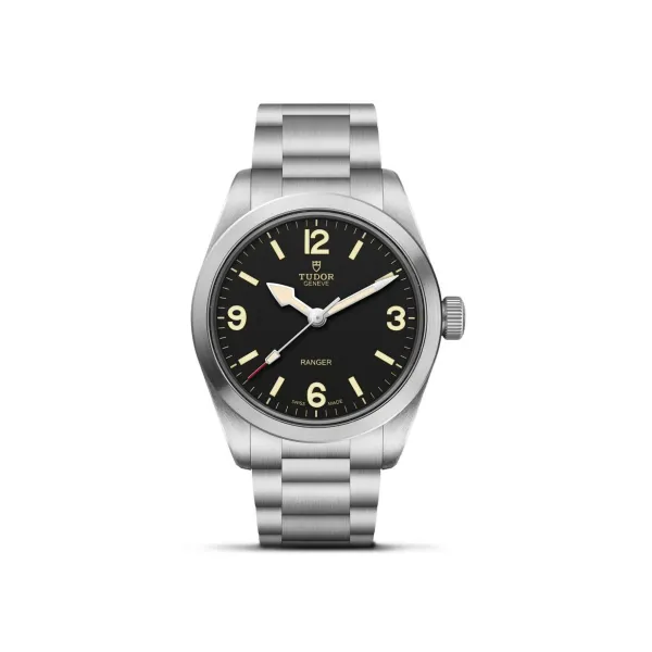 Montre TUDOR Ranger boîtier en acier, 36 mm, cadran bombé noir