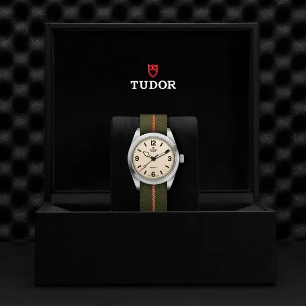 TUDOR Ranger watch 36mm steel case, beige domed dial