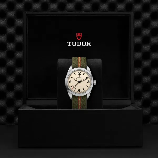TUDOR Ranger watch 39mm steel case, beige domed dial