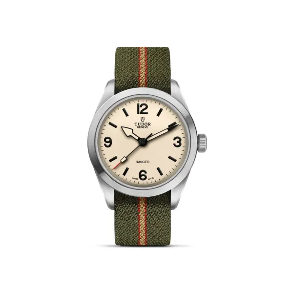 TUDOR Ranger watch 39mm steel case, beige domed dial