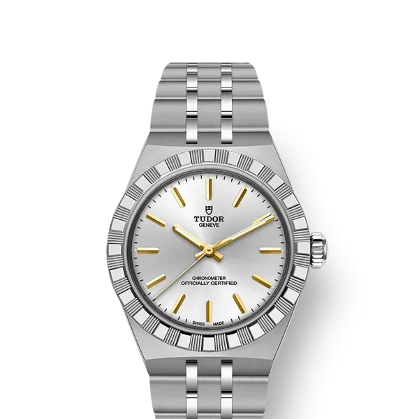 TUDOR Royal boîtier en acier, 30 mm cadran argenté