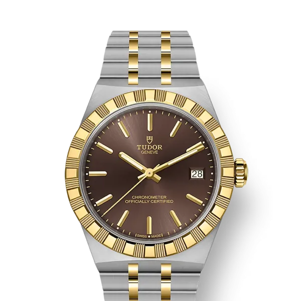 TUDOR Royal boîtier en acier et or jaune, 36 mm bracelet en acier et or jaune