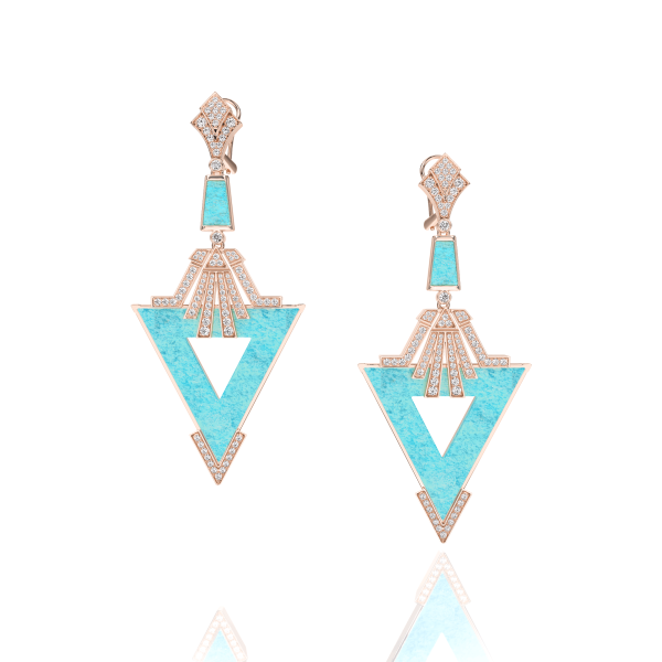 Boucles D'oreilles Museum 2 Amazonite