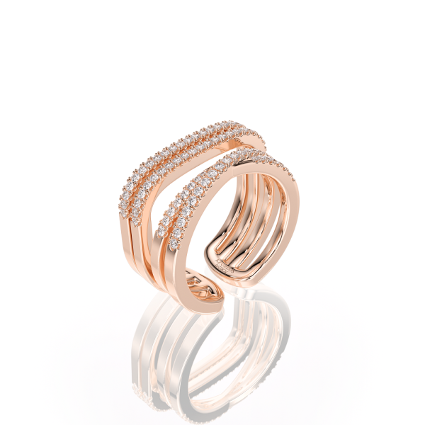 Bague Pont Or Rose